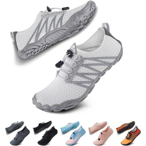 Water Shoes Men Women Adult Quick-Dry Aqua Sock Barefoot for Beach Swim - Picture 1 of 7